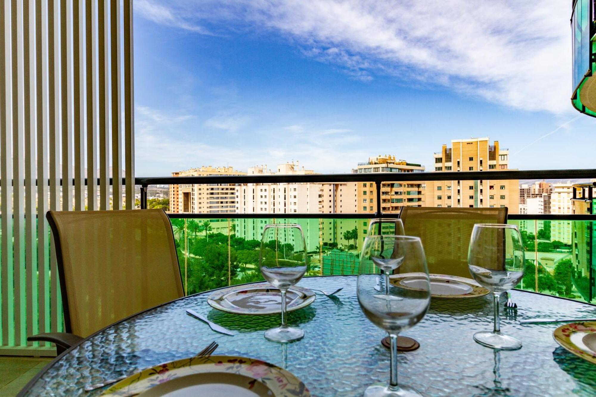 Apartment Vilapark With Pool, Free Parking, Terrace, Beach Benidorm Exterior foto