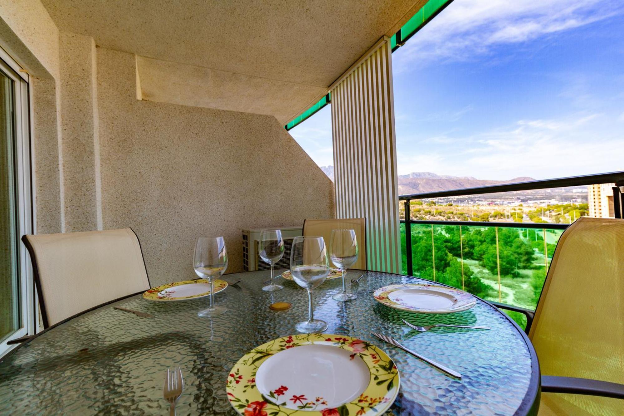 Apartment Vilapark With Pool, Free Parking, Terrace, Beach Benidorm Exterior foto